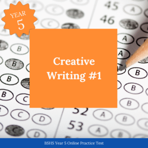 BSHS Year 5 Creative Writing Online Mock Exam 1